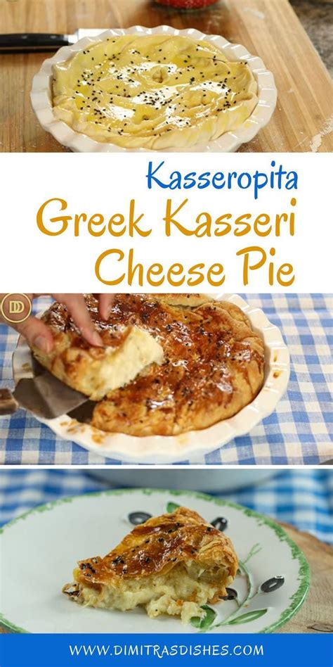 Kasseropita: Greek Kasseri Cheese Pie | Recipe | Greek dishes, Greek ...