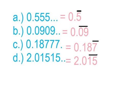 772-2011: How to use Bar Notation