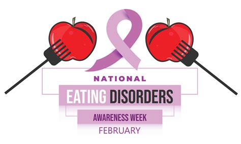 National Eating Disorders Awareness Week. background, banner, card ...