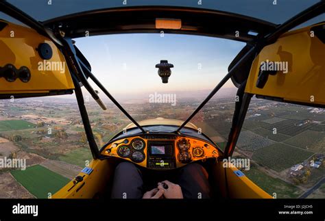 Piper Cub Cockpit View