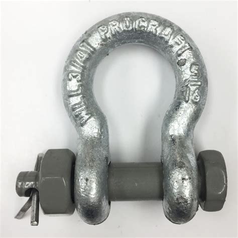 5/16 inch Procraft Load Rated Bolt Type Anchor Shackles | Wesco Industries