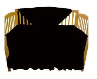 Black Modern Baby Bedding