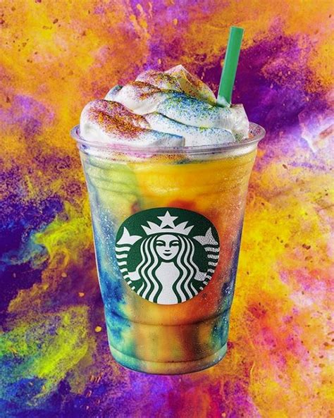 Tie Dye Frappuccino | Starbucks Secret Menu | Starbucks Secret Menu