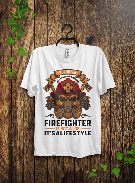 Firefighter T-shirt Designs, Vector T-shirt Design on Behance