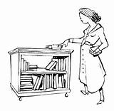 Librarian Coloring Page Coloring Pages sketch template
