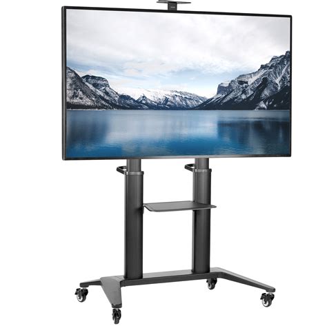 VIVO Aluminum Ultra Heavy Duty 70" to 120" TV Cart, Mobile Large Screen ...