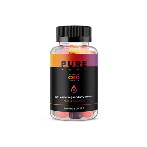 PureKana 25mg CBD Vegan Gummies