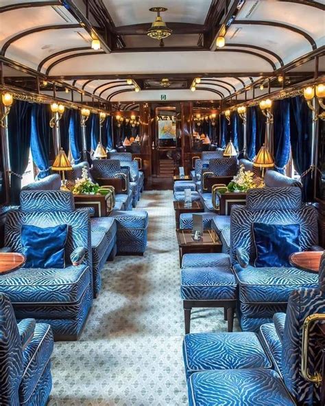 The interior of the Orient Express Train, created in 1883. - samim