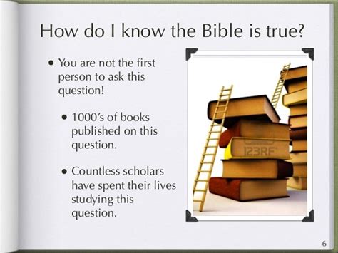 How Do I Know The Bible Is True