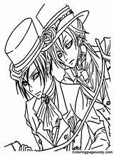 Black Butler Ciel Coloring Pages sketch template