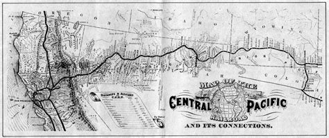 Central pacific railroad, Economic geography, Historical society