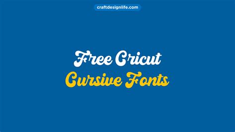 Free Cursive Fonts For Cricut Silhouette, 50% OFF