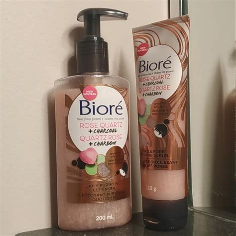 Bioré Rose Quartz + Charcoal Daily Purifying Cleanser reviews in Face Wash & Cleansers ...