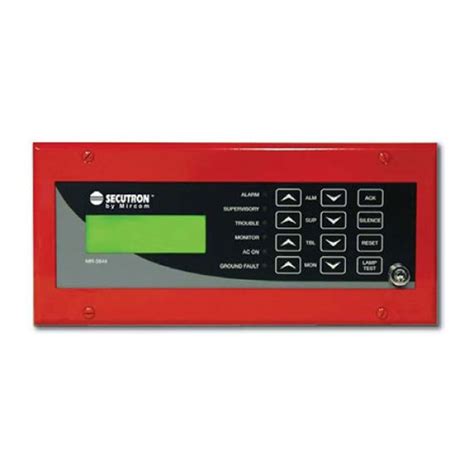 Secutron MR-2644R Annunciator Panel 1 Loop (Addressable)