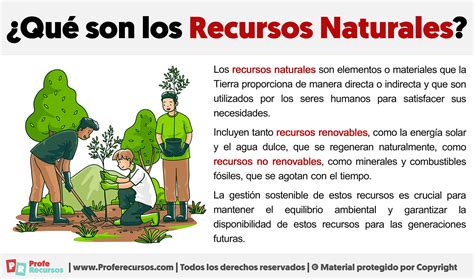 Qué son los Recursos Naturales