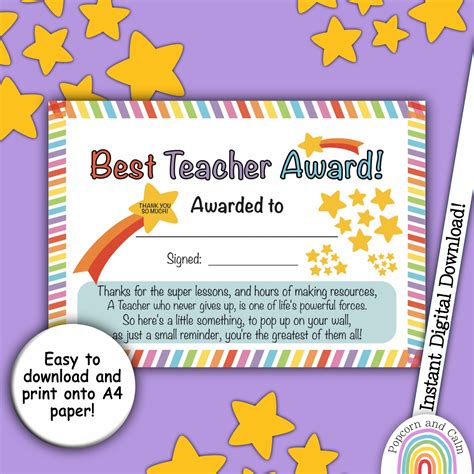 Best Teacher Award 2024 - Elset Horatia