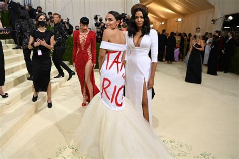 AOC launches ‘Tax the Rich’ political merchandise off Met Gala 2021 dress controversy