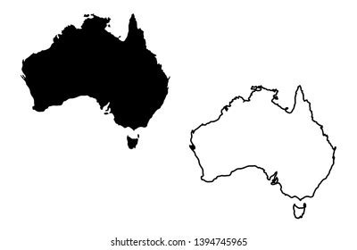 Australian Map Outline Images: Browse 4,680 Stock Photos & Vectors Free Download with Trial ...