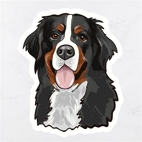 Bernese Mountain Dog Sticker | The Dog Mom co.