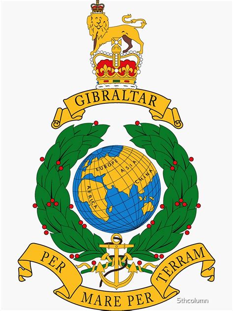 "Royal Marines Commando Full Color" Sticker for Sale by 5thcolumn | Redbubble