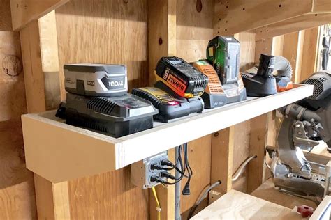 DIY Battery Station - Build a Battery Charging Station | Battery charging station, Power tool ...