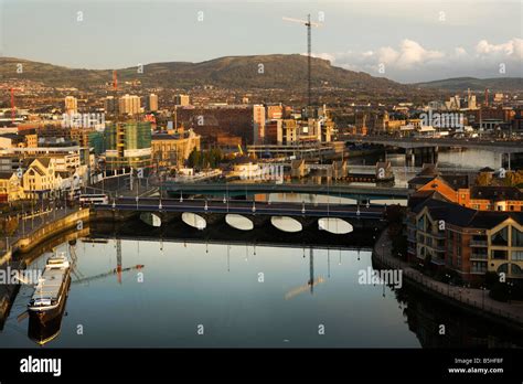 River Lagan in the morning, Belfast, Northern Ireland Stock Photo - Alamy