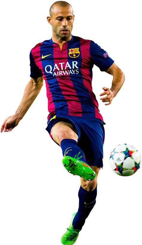 Javier Mascherano football render - FootyRenders