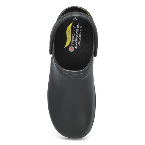 Skechers Work Men's Riverbound Clog - Black | SoftMoc.com