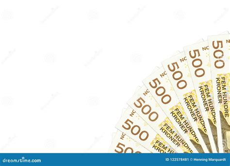 Some 500 Norwegian Krone Banknotes Stock Image - Image of currency ...