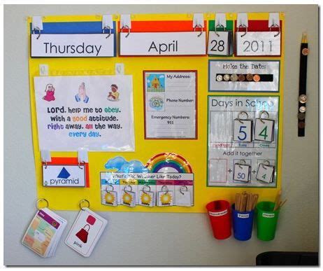 Calendar Ideas For Preschool To Make