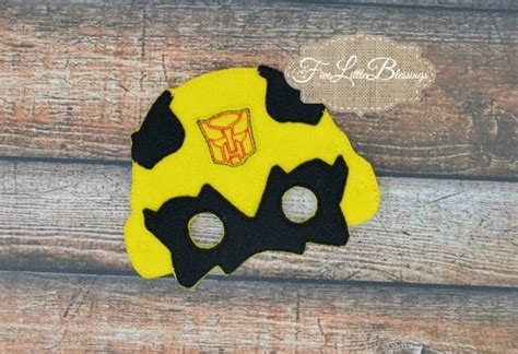 Bumblebee mask costume halloween pretend play quiet