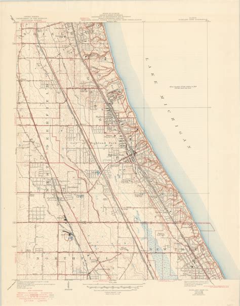 Highland Park, Ill. - Curtis Wright Maps