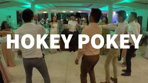 Hokey Pokey Dance at Wedding Reception - YouTube