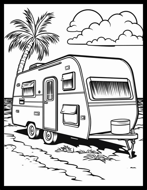 20 Free, Printable RV & Camper Coloring Pages (For All Ages)