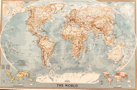 Aesthetic World Map for Photo Boards!