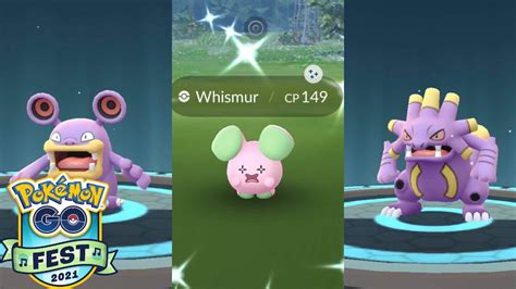 🎊POKÉMON GO FEST 2021🎊 Catching SHINY Whismur!! Shiny Loudred and Shiny Exploud Evolutions ...