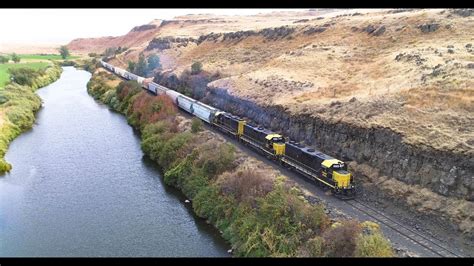 The Palouse River & Coulee City (PCC) RR Aerial Feature [4K] 9/28, 30/ ...