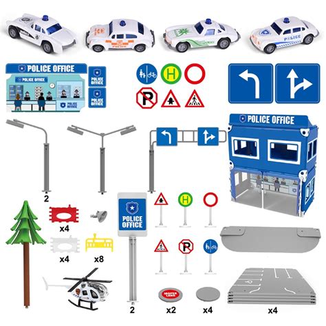 Police Station Building Kit|PopFun