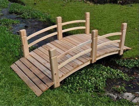 Small Garden Bridges To Sweeten Your Garden: Rustic Wooden Bridge ...