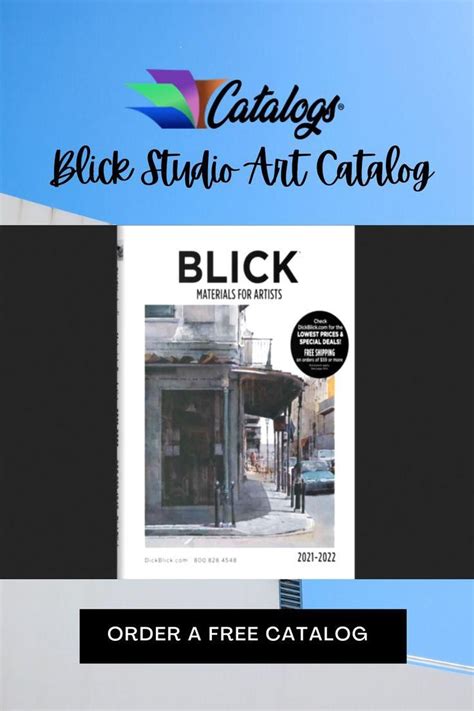 How to Order a Free Blick Art Catalog? [Video] | Art studios ...