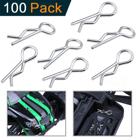 100pcs RC Car Body Clips R Pins for Traxxas 1/10 Slash 4WD 2WD VXL ...