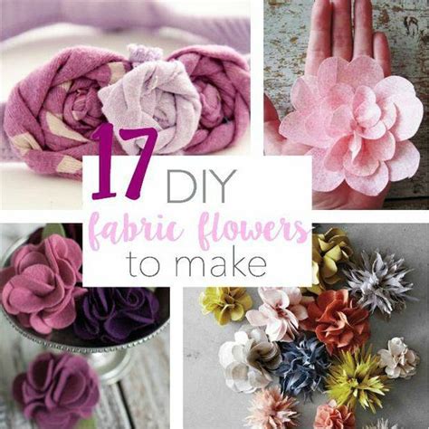 17 DIY Fabric Flowers to Make – Tip Junkie