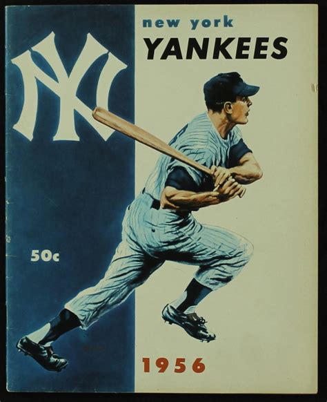 Vintage 1956 New York Yankees Yearbook | Pristine Auction