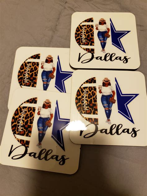 Custom Sublimation Coasters Set of 4 – Created by Q LLC