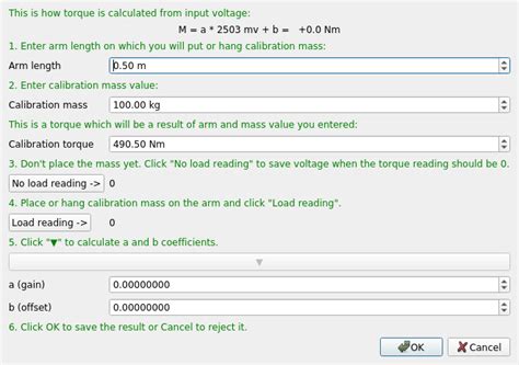 Load cell calibration tool - Perek