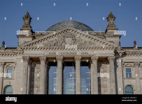 June 2, 2023, Berlin, Germany: The historic Reichstag building in ...