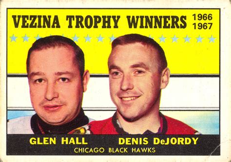 Vezina Trophy Winners 1967-68 Topps 65