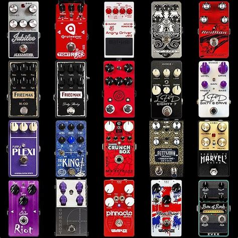 20 of the Best Compact Marshall Style Pedals | Guitar pedals ...