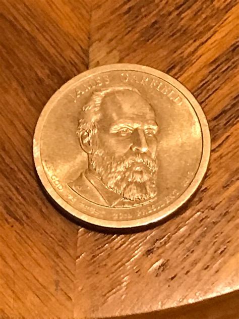 James Garfield Gold Dollar Coin - Etsy