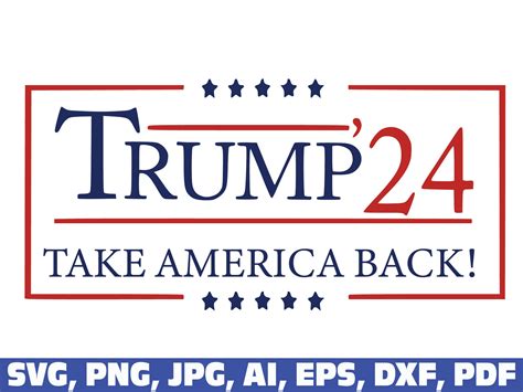 Trump 2024 svg Trump 2024 png Take America Back | Etsy